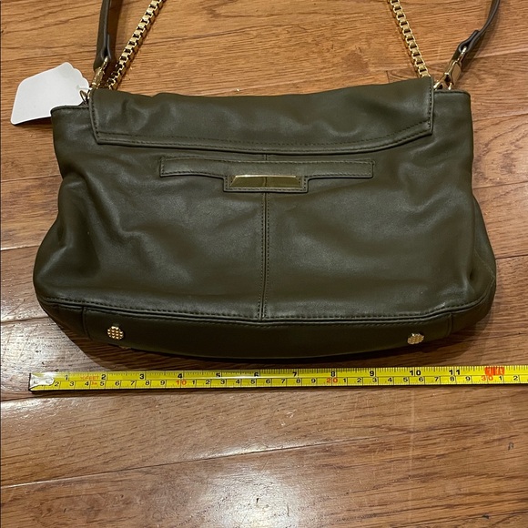 Elizabeth and James Olive Bag with Gold Strap & Detachable Leather Strap - Picture 16 of 16